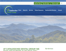 Tablet Screenshot of cataloocheedental.com